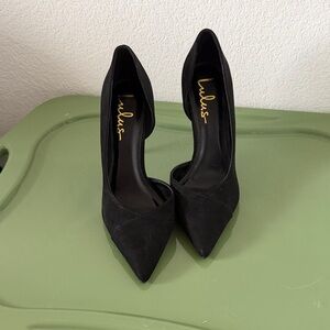 Lulu's Elegant Black Pointed Heels